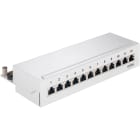 GOOBAY - Paneeli-kupari - CAT 6 minipaneeli, 12 porttia