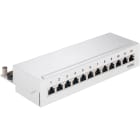 GOOBAY - Paneeli-kupari - CAT 6 minipaneeli, 12 porttia