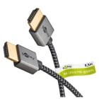 GOOBAY - Videokaapeli - HDMI Ultra High Speed 0,5m