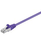 GOOBAY - Kytkentäkaapeli-kuitu - CAT 5e, SF/UTP, 1.5m, violetti