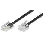 GOOBAY - Kytkentäkaapeli - RJ11-RJ45 3m jatko musta
