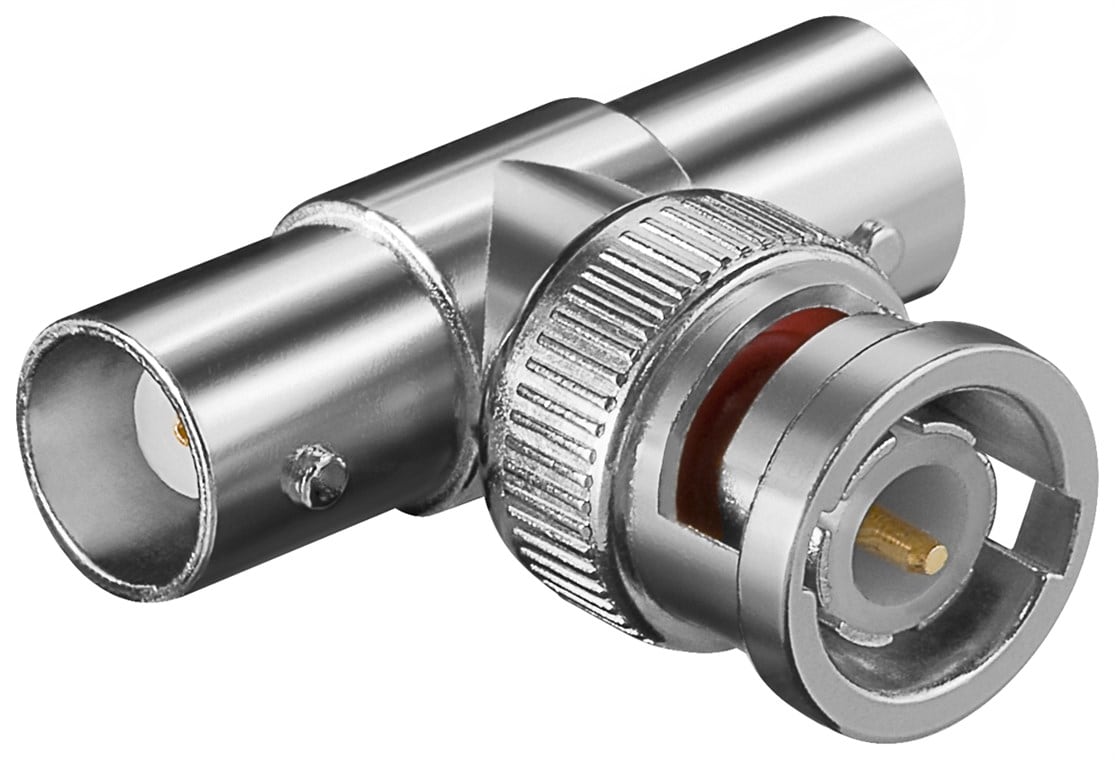 GOOBAY - Liitin - BNC-pistoke > 2x BNC naaras