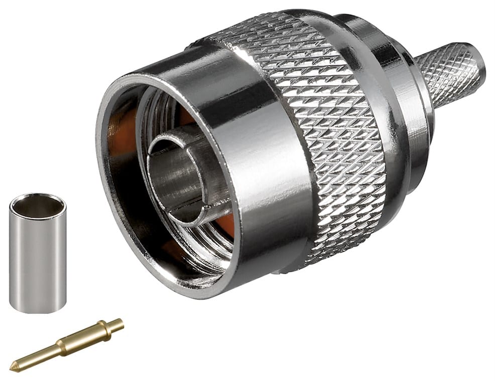 GOOBAY - Liitin - N uros puristustyyppi Ø 5,2 mm