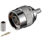 GOOBAY - Liitin - N uros puristustyyppi Ø 5,2 mm