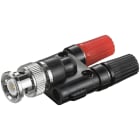 GOOBAY - Liitin - BNC uros > 2x 4 mm banaani naa