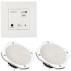 CET GROUP - Äänentoistopaketti - Sauna, valkoiset kaiuttimet