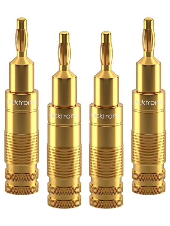 CLICKTRONIC - Liitin - Banana Plug