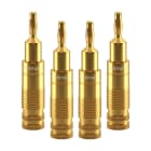 CLICKTRONIC - Liitin - Banana Plug