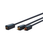 CLICKTRONIC - Adapteri - 3.5mm AUX to RCA Adapter 0.1m