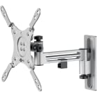 GOOBAY - Seinäteline - Caravan TV 230mm 13-43 Silver