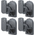 GOOBAY - Seinäteline - Speaker Wall Uni 4pcs Black