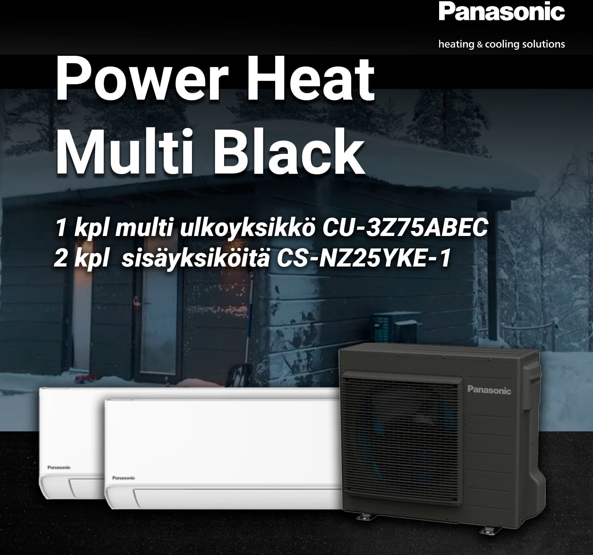 PANASONIC - Ilmalämpöpumppu - Panasonic Nordic Multi SET