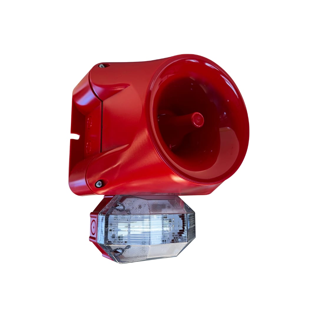 SIRENA - Elektroninen sireeni LED-valolla - 22710 SE 120 LED LT RED/RED