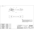 ZTT - Twin Spacer for ACSR Duck - Väliside 2xDuck 300 mm