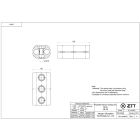 ZTT - Parallel Gloove Clamp for ACSR Duck - Rinnakkaisliitin Duck