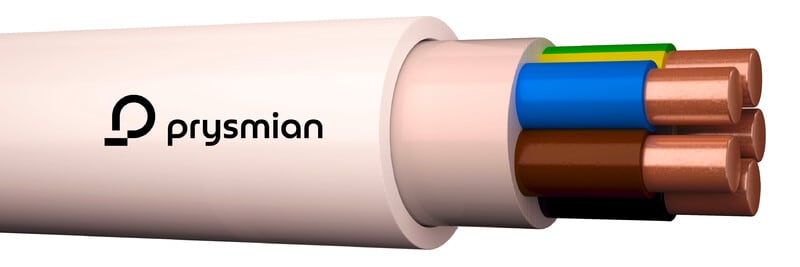 PRYSMIAN - Asennuskaapeli-HF 500V - AFUX-HF C-PRo 5x1,5 S K6M Cca