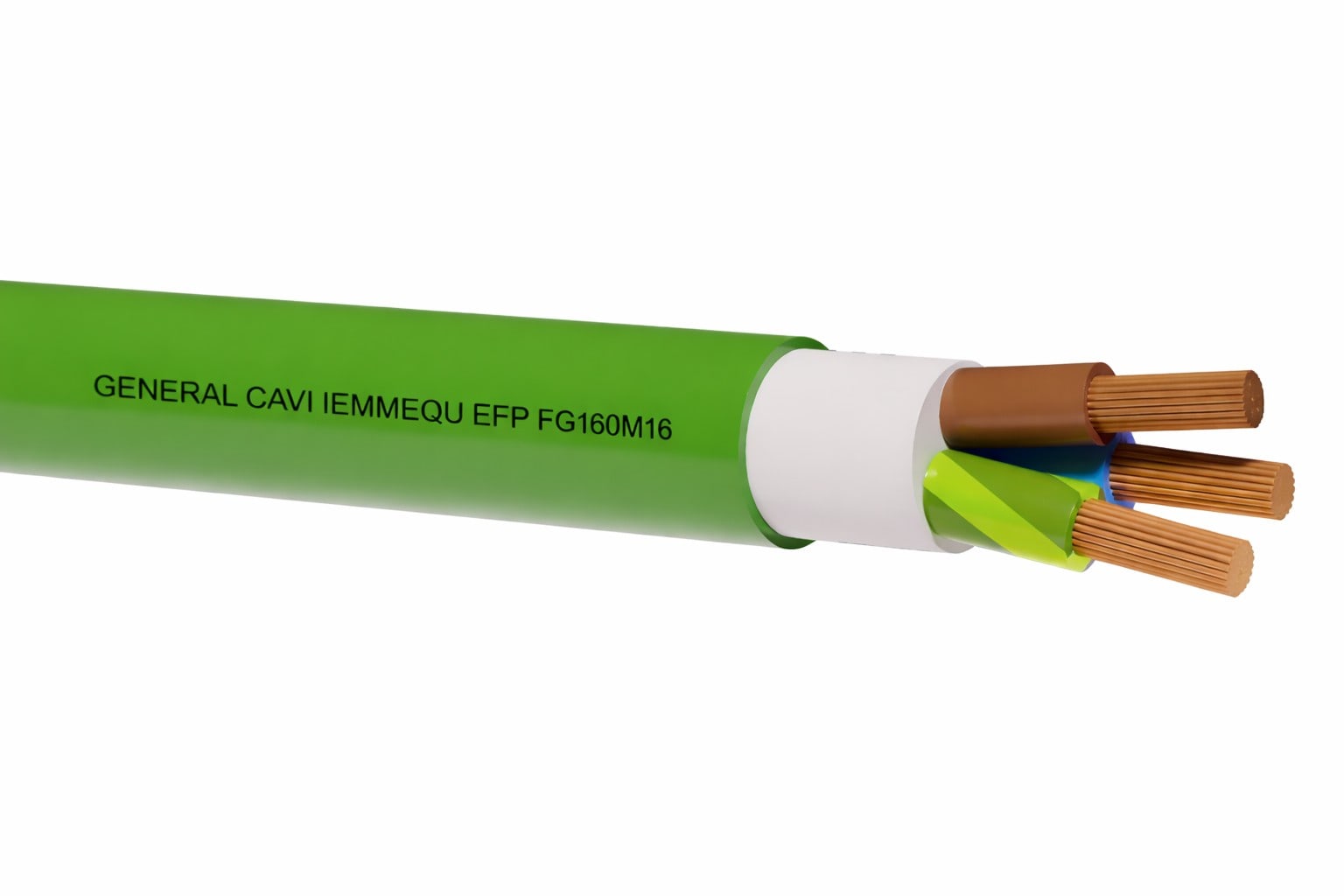 GENERAL CAVI - Kuparivoimakaapeli 0,6/1kV - FG16M16 4G25 vihreä Cca