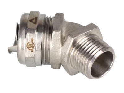 ANAMET - Anaconda Compact liitin metalli - 45° kulma NPT 3/4 - AISI-316