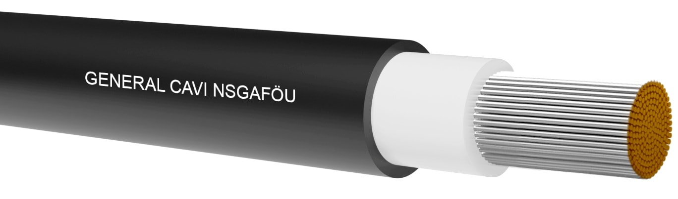 GENERAL CAVI - Kumikaapeli - NSGAFÖU 1x185 1,8/3kV K500 Eca
