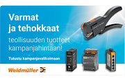 Varmat ja tehokkaat teollisuuden tuotteet Weidmullerilta kampanjahintaan.